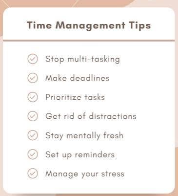 Effective Time Management Tips for Students
